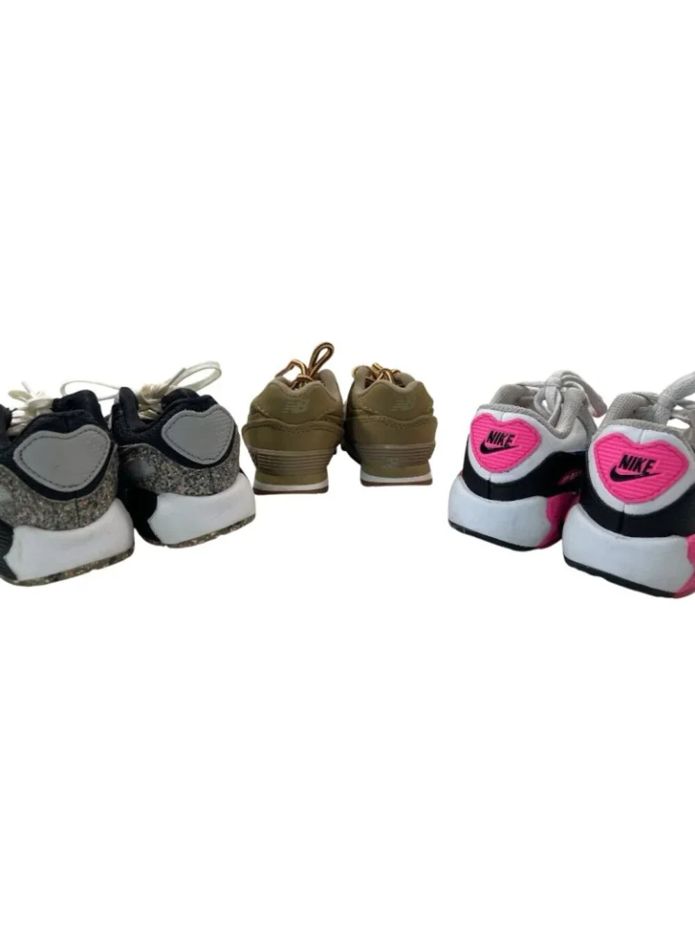 Little Boys Sneakers Lot size 4 and 5 Nike New Balance Athletic Shoes Sporty